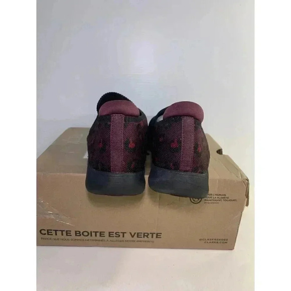 .1611 Clarks Womens Slip On, Red/Black-US 8.5 Womens - Picture 6 of 6